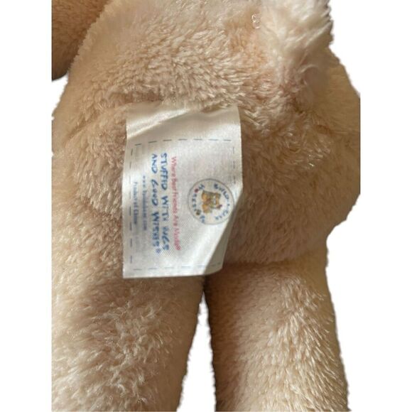 Build-A-Bear Workshop Kids Tan Teddy Bear Cub With Dress Stuffed Plush Toy - Picture 3 of 10